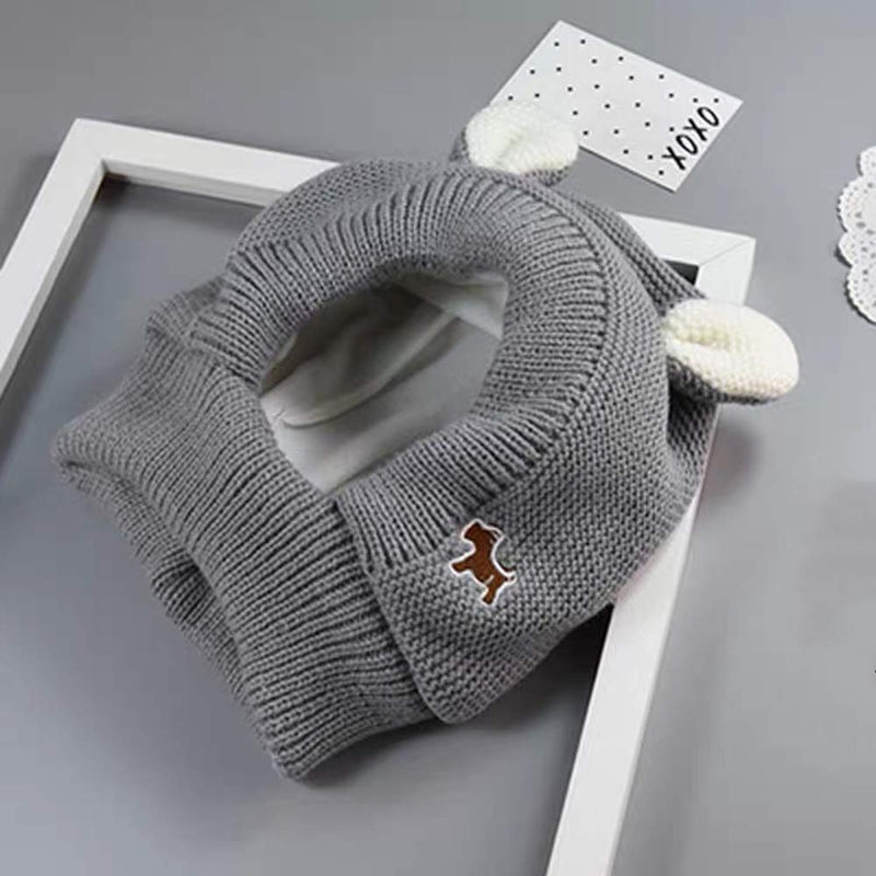 Dog Hat Rabbit Ears Pet Knitted Hat Warm Winter Cap Head Wear for Cats Dogs Pets Party - PawsPlanet Australia