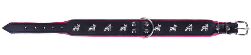sarcia Black And Pink Collar French Bulldog 65 cm One Size - PawsPlanet Australia