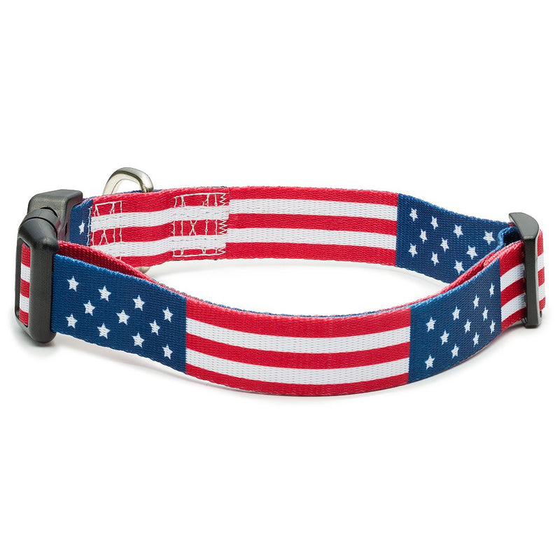 [Australia] - American Flag Dog Collar in 5 Different Sizes Classic Large 