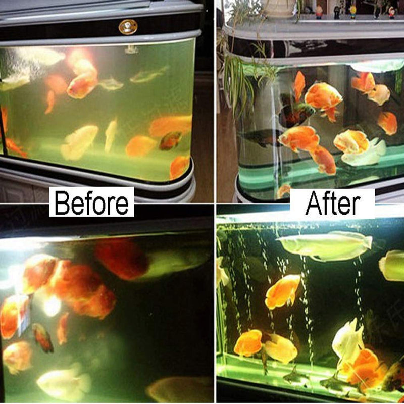 rOXIN 5W 7W 13W U-VC Aquarium Green Clean Light Algae Bloom Clear Lamp Aquarium Water Clean Green Clear Waterproof Clean Lamp for Pond Fish Tank Sump Swim Pool 5W-6.9inch Length - PawsPlanet Australia