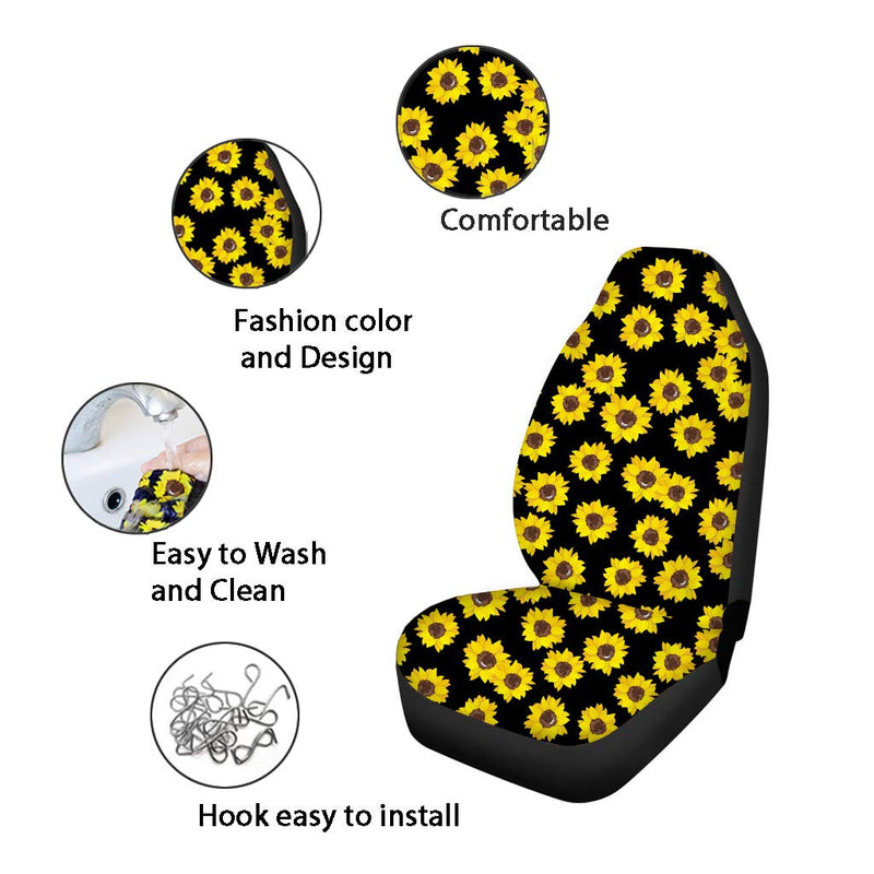 Woisttop Animal Dog Cat Paws Universal Fit Car Seat Covers 2 Piece Driver Seats Protector Saddle Blanket, Automotive Seat Covers Keep Your Vehicle Cool Dog Paws - PawsPlanet Australia