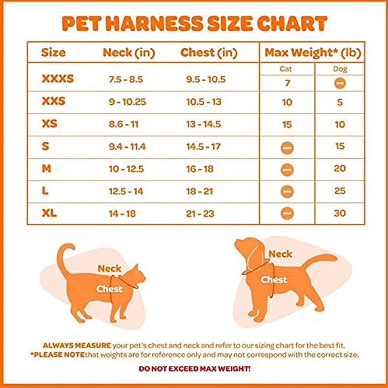 Voyager Step-in Air Dog Harness - All Weather Mesh Step in Vest Harness for Small and Medium Dogs by Best Pet Supplies S (Chest: 14.5 - 17") Orange Base - PawsPlanet Australia