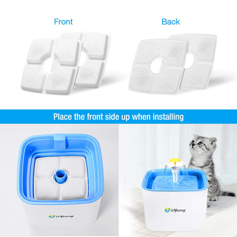 [Australia] - isYoung Pet Water Fountain 2.5L Super Quiet Automatic Electric Water Dispenser Healthy and Hygienic Cat Drinking Fountain Filter 