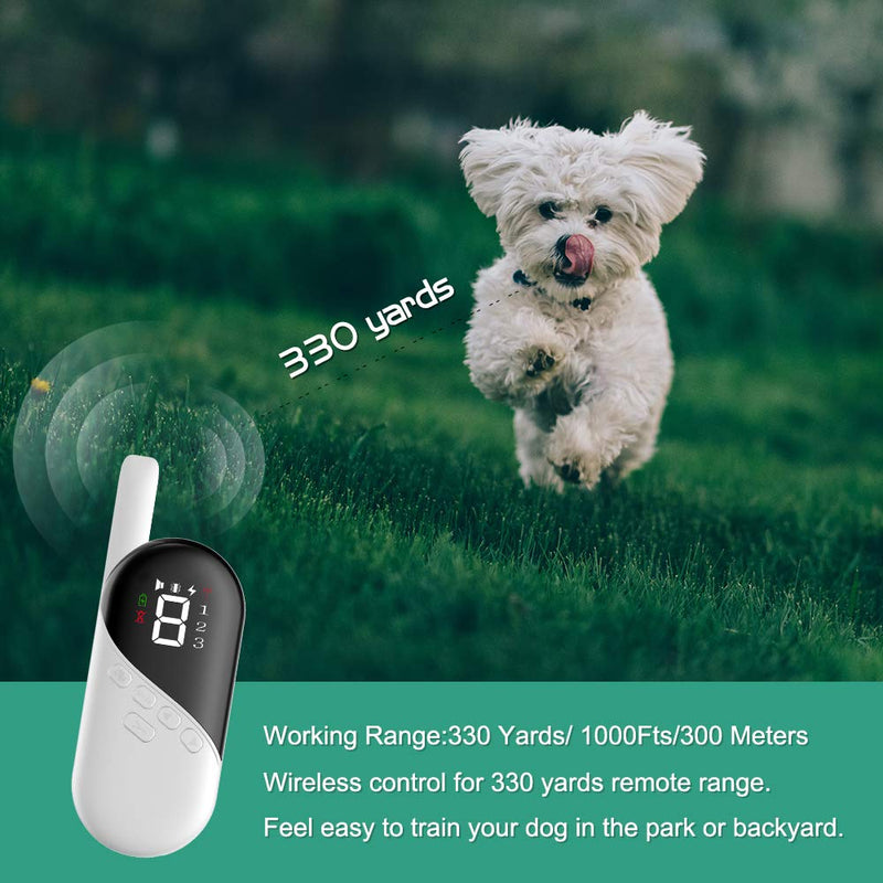 [Australia] - Pumila Dog Training Collar - Rechargeable Dog Shock Collar with Beep Vibration Shock Modes, Dog Collars for Medium, Large Dogs, Pet Training Tool For Two Dogs 