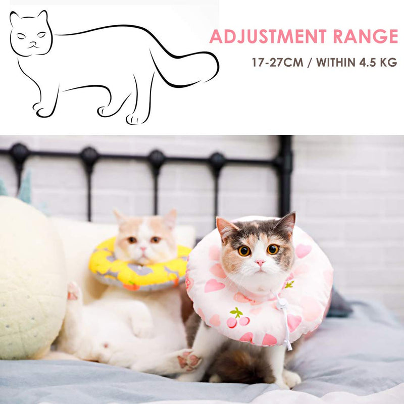 Kitchen-dream Pet Protective Collar, Inflatable Collar for Dogs, Cat Kitten Elizabeth Collar with Adjustable Soft Edge, Pet Headgear for Anti-Bite Lick, Wound Healing Protection (M) A - PawsPlanet Australia