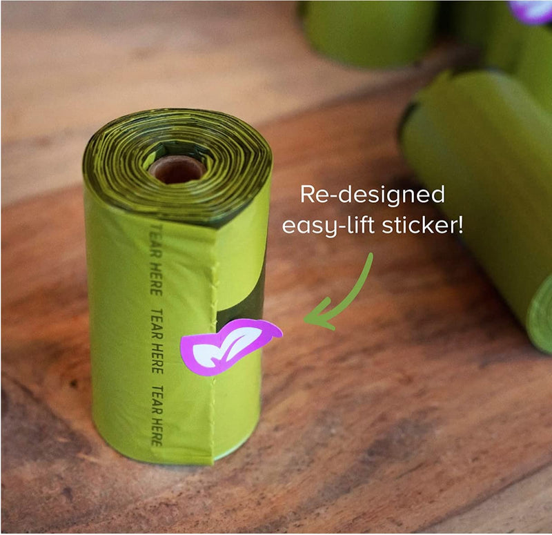 Earth Rated Dog Poop Bags, Extra Thick and Strong Poop Bags for Dogs, Guaranteed Leak-proof, 15 Doggy Bags Per Roll, Each Dog Poop Bag Measures 9 x 13 Inches 120 Bags, 8 Rolls Lavender-Scented - PawsPlanet Australia