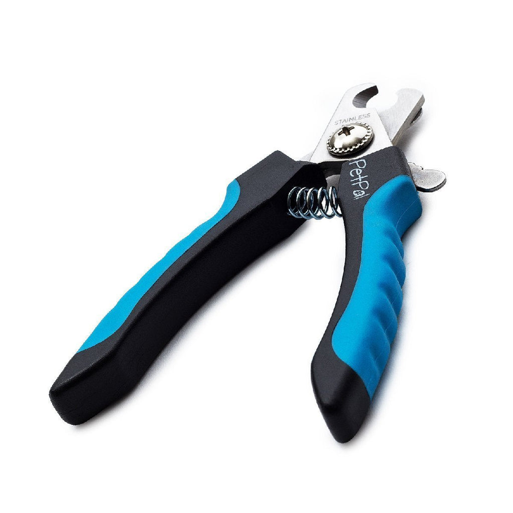 PetPäl professional claw scissors for dogs and cats in pet salon quality - claw trimmer, claw care for at home - claw care is easy and safe at home thanks to the spacer - Safety Guard S - PawsPlanet Australia