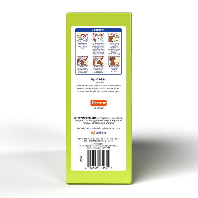 Disposable Dog Diapers with FlashDry Gel Technology - S, 36 Count S Diaper - PawsPlanet Australia