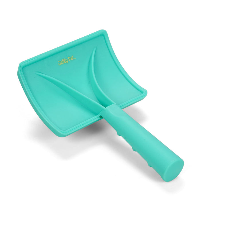 Jelly Pet Universal Slicker Brush for Dogs, Remove Tangles and Dead Undercoat, Doodle Huskie Sheep Dog Golden Retriever German Shepherd, Firm Pins, Teal, Large Head (3 in x 4 in) - Pins (Firm) - PawsPlanet Australia