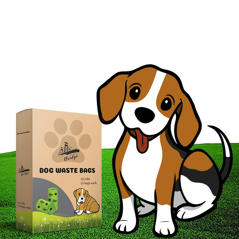 [Australia] - Dog Poop Bags Biodegradable,Extra Thick, GUARANTEED Leak-Proof Pet Waste Bags, Large Size 9 x 13 Inch, 12 Rolls/180 Bags, Lavender-Scented,Enhanced Eco-Friendly, Easy Tear-off, Earth Friendly. 