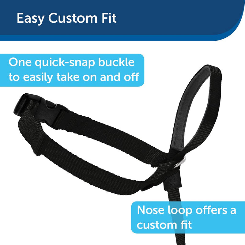 PetSafe, Easy Walk Headcollar, Black, Medium, No Pull, Control, Training, for small / medium/ large dogs - PawsPlanet Australia