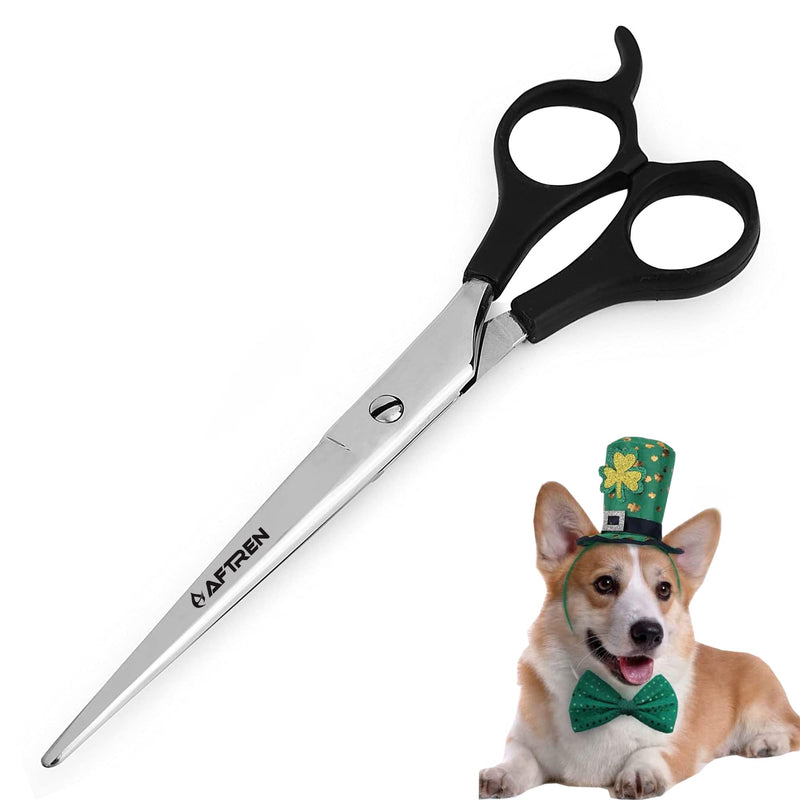 Professional Dog Grooming Scissors 4CR Stainless Steel Round Tip Safe Heavy Duty Titanium Coated Pet Grooming Scissors for Dogs and Cats 6.5 - PawsPlanet Australia