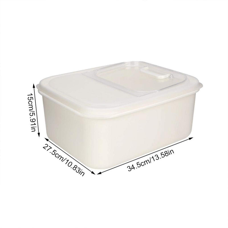 GLOGLOW Pet Food Storage Container, Large Capacity Cat Dog Food Storage Box Sealed Bucket Moistureproof Storage Box Dog Cat Pet Food Storage Container with Measuring Cup S - PawsPlanet Australia