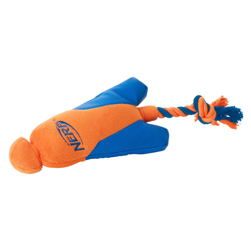 [Australia] - Nerf Dog Trackshot Arrowhead Launcher with Interactive Design, Great for Fetch, Launches up to 75 ft, Single Unit, Blue/Orange 