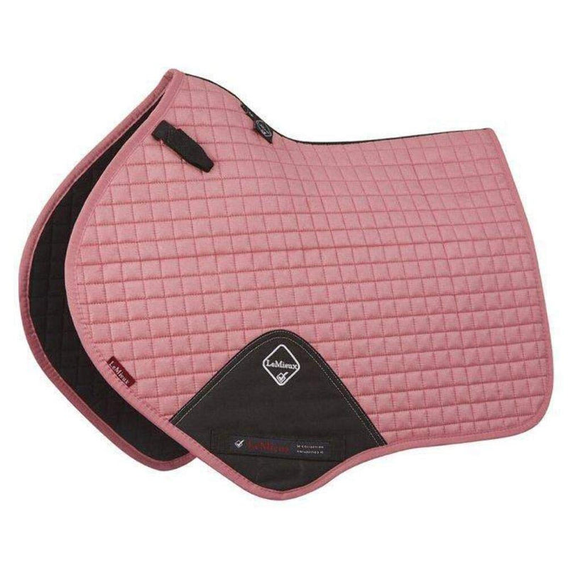 LeMieux Unisex's ProSport Suede Close Contact Saddle Pad, Plum, Small/Medium - PawsPlanet Australia