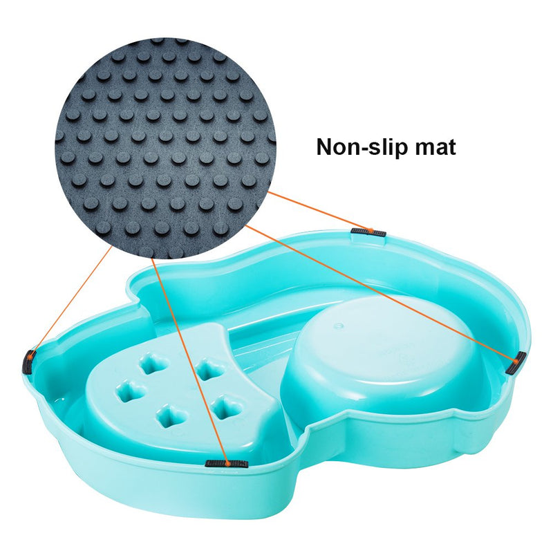 [Australia] - Ordermore Slow Feeder Bowl for Small Dogs & Cats Blue 