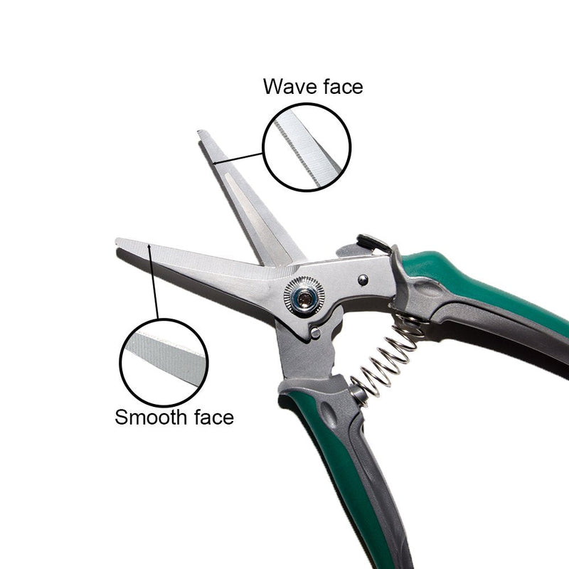 DEEALL Goat and Horse Hoof Trimmer Floral Trimming Shear with Serrated Blades 8-Inch - PawsPlanet Australia