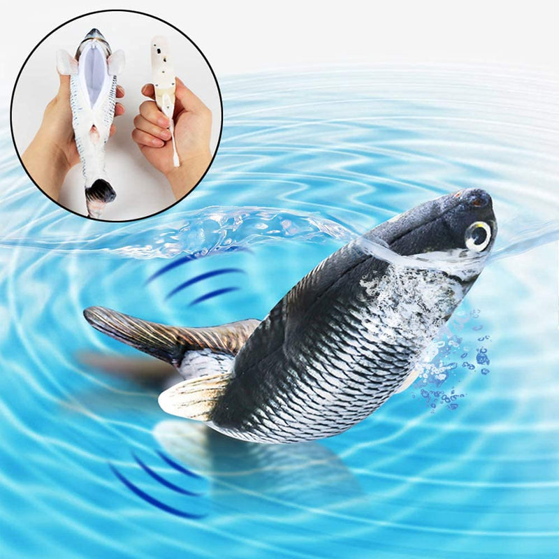 Cat Toy Simulation Fish,Electric Fish,Cat Toy With Catnip,USB Charging Toy Fish,Cat Toys Perfect For Indoor Cats Interactive,Biting,Chew and Kicking - PawsPlanet Australia