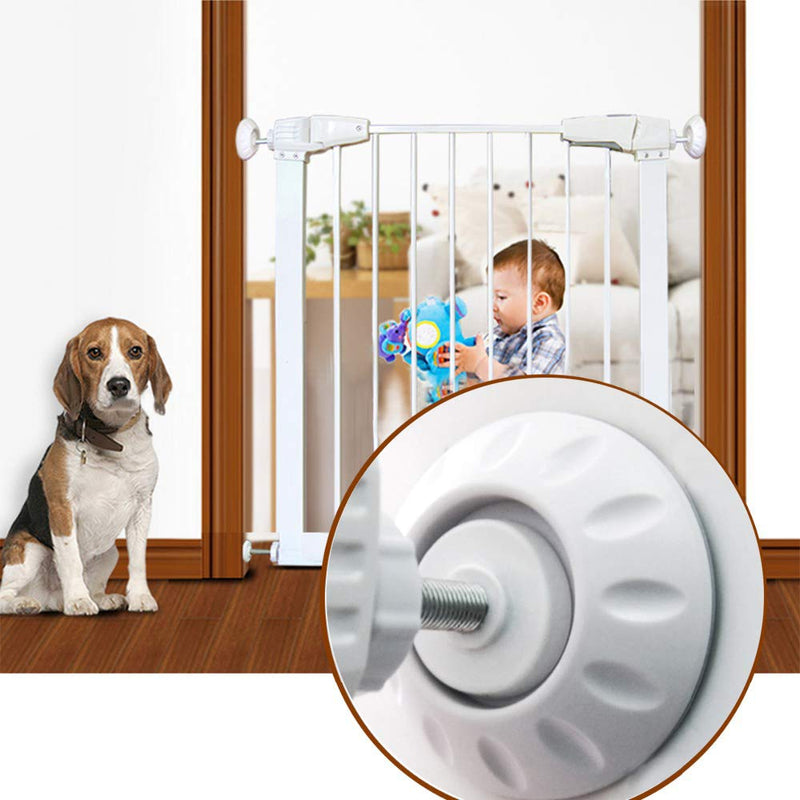 [Australia] - Lainrrew 4 Pcs Baby Gates Wall Cups, Safety Wall Pad Guard Wall Protector Pads, Work with Pet Child Walk Through Pressure Gate, Fits for Bottom of Gates Doorway 