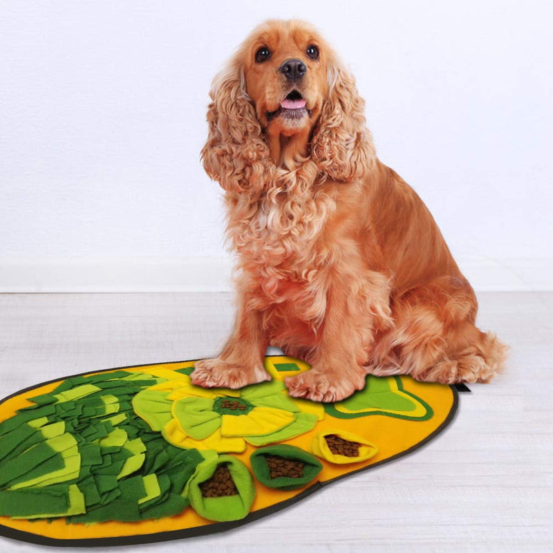 Pet Snuffle Mat for Dogs, Dog Puzzle Toys, Interactive Game for Boredom, Dog Treat Dispenser for Stress Release Encourages Natural Foraging Skills, Training Pad Pet Feeding Mat - PawsPlanet Australia