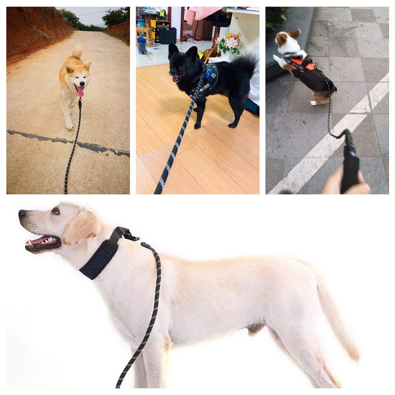 [Australia] - 5FT Dog Leash Heavy Duty Reflective Nylon Durable Rope for Large Small Medium Dog Cat Pets Soft Handle 