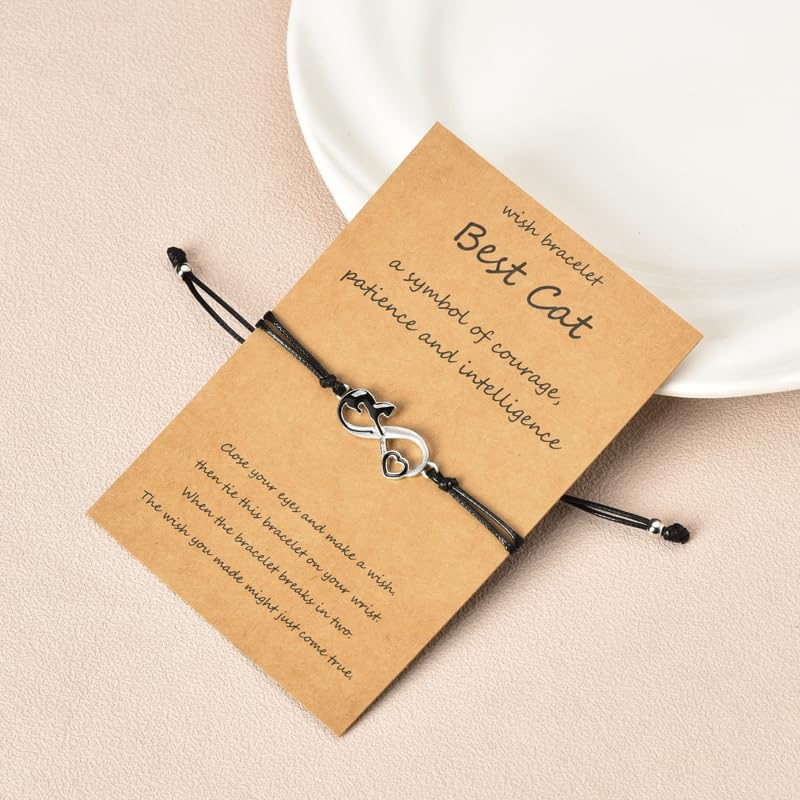 Cat Memorial Gifts for Girls Women Loss of Cat Sympathy Gifts for Kids Cat Bracelet for Loss of Pet Bereavement Gifts for Loss of Pet Christmas Birthday Gifts for Cat Lovers Gifts for Grandma Mom - PawsPlanet Australia