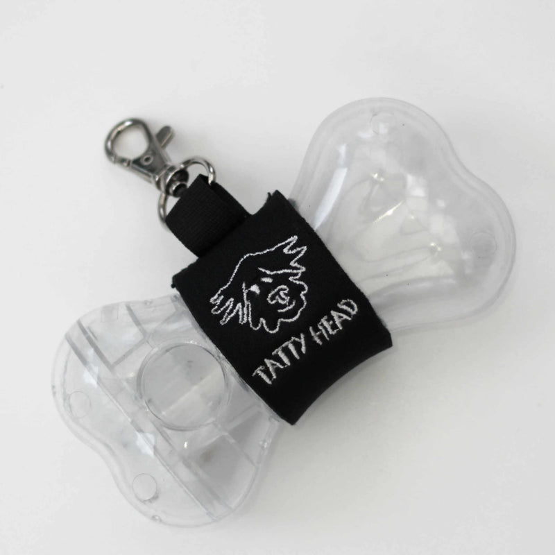Tatty Head Dog Treat Dispenser And Recall Training Aid - Easy To Use - Just Shake to Recall - Clips To Lead or In Pocket, Ideal For Walks, Suits Both Dogs and Puppies - Clear - PawsPlanet Australia