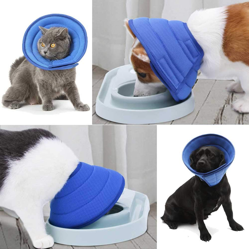 ASOCEA Soft Pet Recovery Cone E-Collar Cone Scratch Bite Resistant for Cats Puppy Rabbits - PawsPlanet Australia