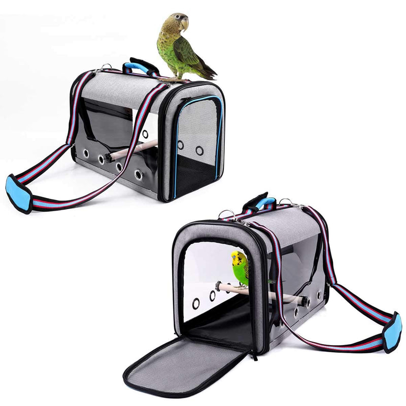 GABraden Lightweight Bird Carriers,Bird Travel Cage Suitcase Portable (Blue) Blue - PawsPlanet Australia