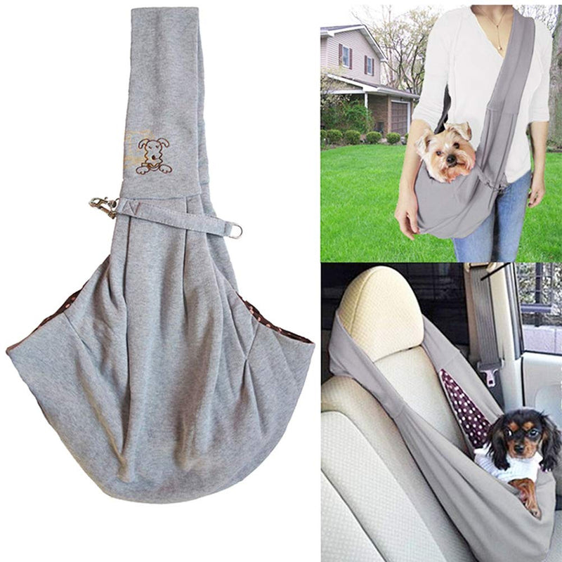 BUYGOO Puppy Sling Carrier Bag for Small Dog, Cat, Comfortable and Durable Pet Sling Shoulder Bag Travel Carrier Bag for Puppy Kitty Small Dogs Cats - PawsPlanet Australia