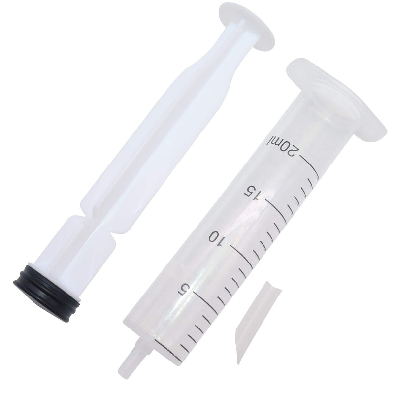 Symphonyw Pet Syringe,4pack 20ml Pet Hand Rearing Feeding Syringes Hydroponics Nutrient Injector Syringe Tube Pet Feeder - PawsPlanet Australia