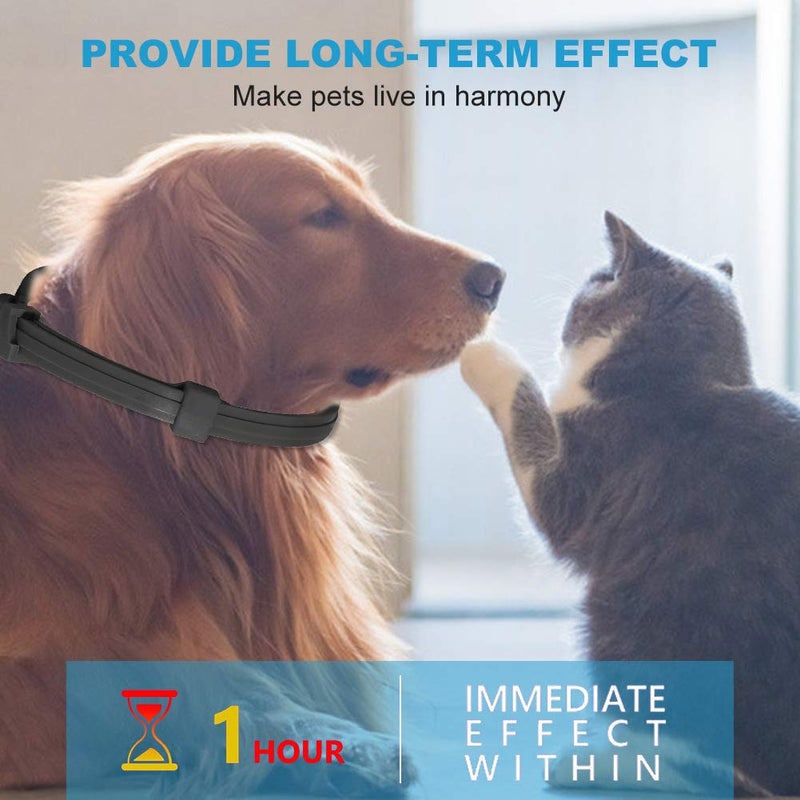 SEGMINISMART Calming Collar for Dogs,Calming Cat Collar,Antianxiety Collar with Adjustable Size,Pet Anxiety Relief & Anti Stress,Lasting Calming Effect Cat and Dog Anxiety Relief - PawsPlanet Australia