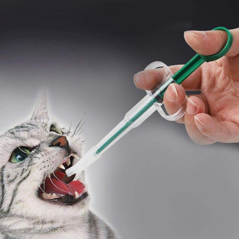 PIVBY Cat Pill Shooter Pet Piller Gun Tablet Soft Tip Syringe Pet Medical Feeding Dispenser Tool for Dogs, Cats, Animals Pack of 2 - PawsPlanet Australia