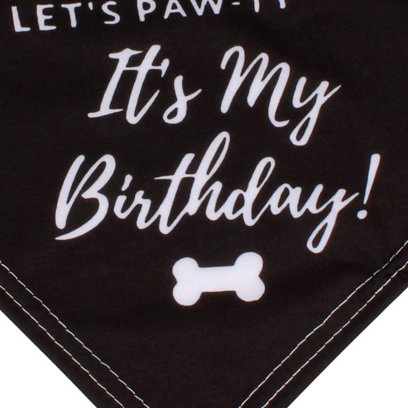 Balacoo Dog Birthday Bandana Triangle Bibs Scarf Kerchief Birthday Party Photo Prop Supplies for Dog Puppy - PawsPlanet Australia