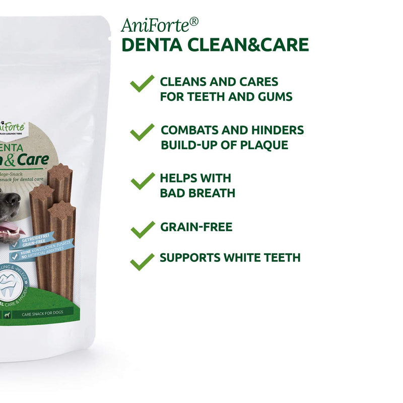 AniForte Denta Sticks for Dogs - 3 Natural Dog Chews, Enzymatic Long Lasting Dog Dental Teeth Cleaner, Removes Tartar & Plaque, Freshens Breath - PawsPlanet Australia