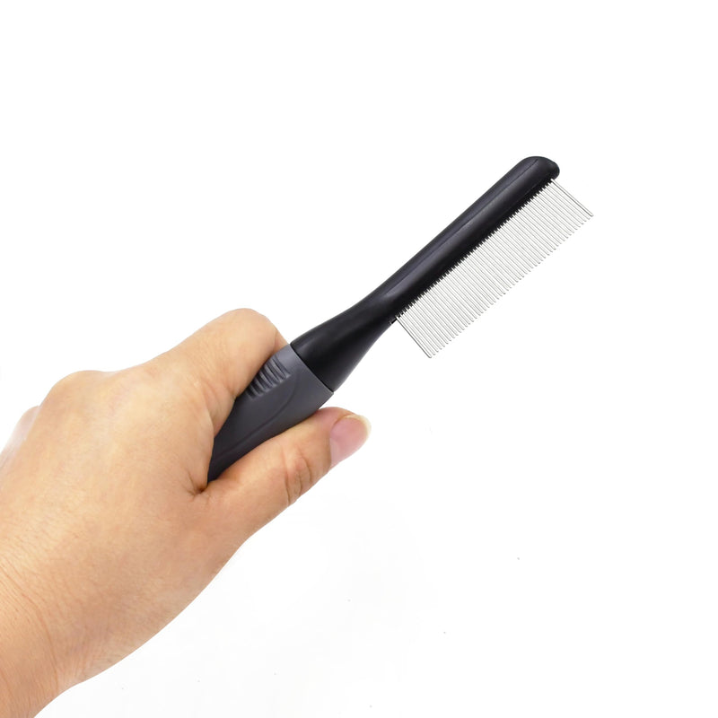 Moki Bear flea comb, lice comb & dust comb for cats & dogs - against fleas & lice - professional flea comb for dogs & cats - nit comb for animals - PawsPlanet Australia