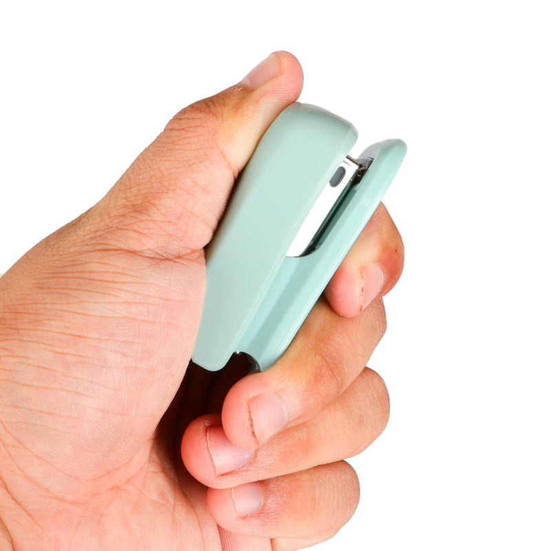 Stapler Small Portable Stapler with 400 Staples Stapler Effortless Office Stapler 2-25 Sheet Capacity Mini Stapler for School Home or Office for Organizing Files (Bliau) - PawsPlanet Australia