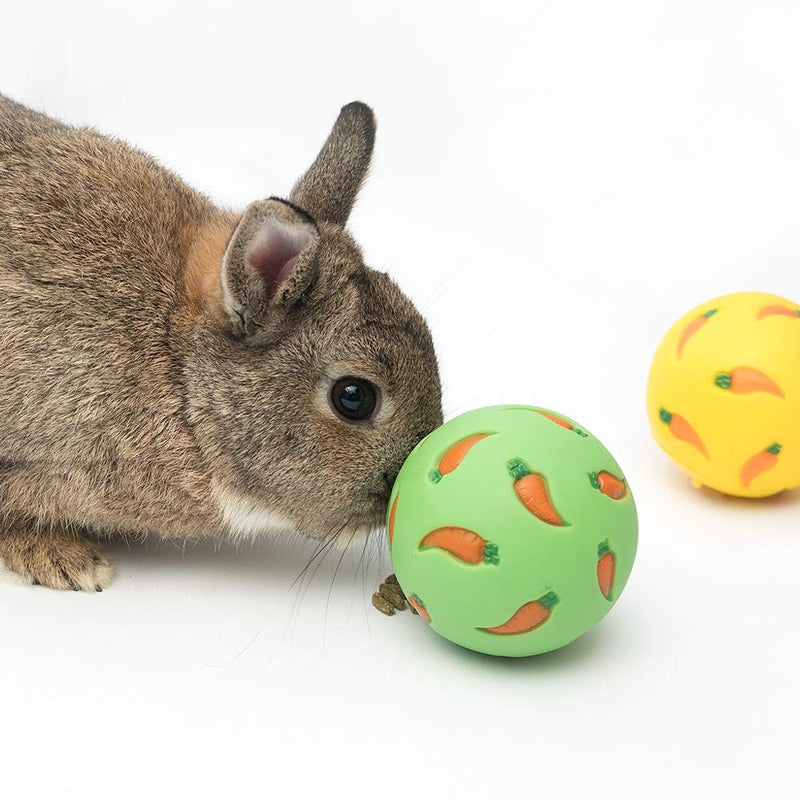 Niteangel Treat Ball, Snack Ball for Small Animals (Small, Blue) - PawsPlanet Australia