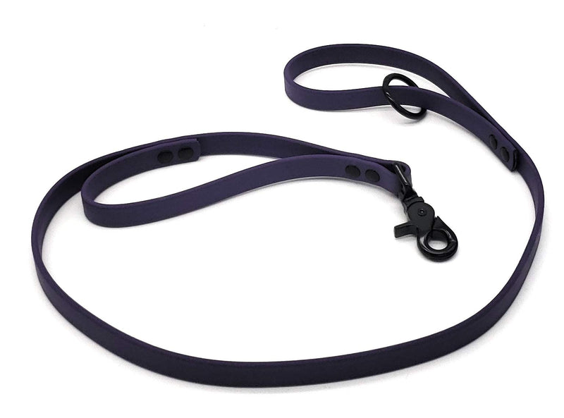 [Australia] - Furbaby Products Biothane Double Handle Dog Training Leash Heavy Duty Waterproof Rust Resistant Swivel for Pet|Cats|Puppy S,M, L, XL Small|Medium| Extra Large Dogs 3ft purple 