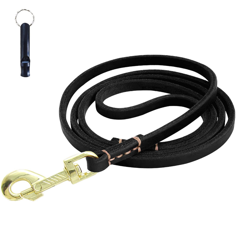 Leather Dog Leash Durable Braided Dog Training Leash Soft Leather Dog Lead Swivel Lockable Hook for Small Medium Dogs Training WalkingÔºà3.3FT, Black Ôºâ 3.3FT - PawsPlanet Australia