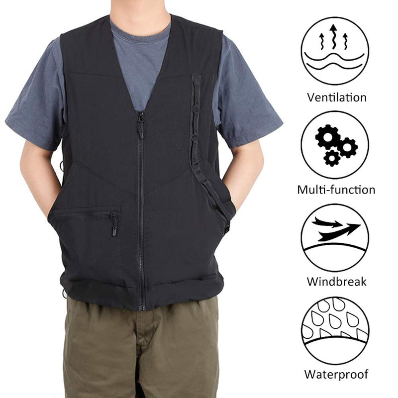 Dog Handler Training Vest Pet Trainer Vest Dog Trainer Protective Cloth with Multi Pockets Pet Trainer's Jacket Professional Pet Owner Obedience Vest for Men/Women L Black - PawsPlanet Australia