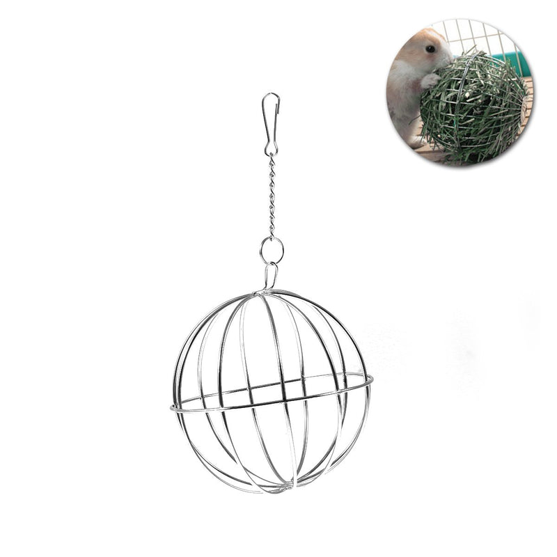 UEETEK Sphere Treat Hay Dispenser Hanging Ball Feeder Toy for Rabbit Chinchilla Guinea Pig Small Animals - PawsPlanet Australia