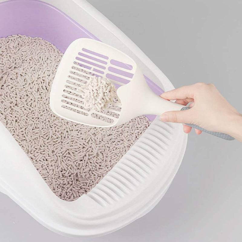 Quanyuchang Cat Litter Scoop, PP Plastic Kitty Litter Tray Scoops, Deep Shovel Sifter with Non-slip Handle for Cats Owners Fast Sifting Pet Cleaning Tool - PawsPlanet Australia