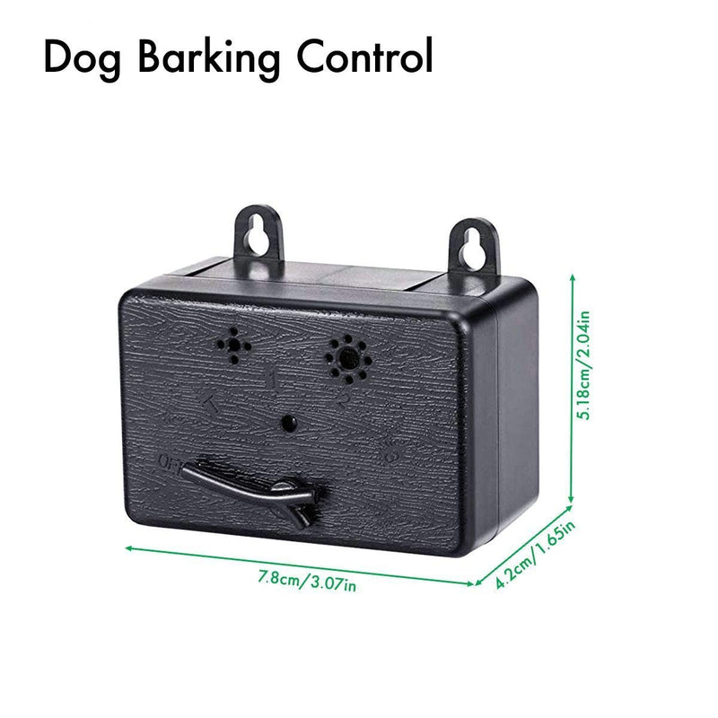 Anti Bark Anti Barking Device for Dogs - Box Device, Stop Barking Dog Devices. Dog Bark Control, Bark Deterrent Outdoor, Neighbors Dog Silencer and Short Range No Bark Gadget. (Black) - PawsPlanet Australia