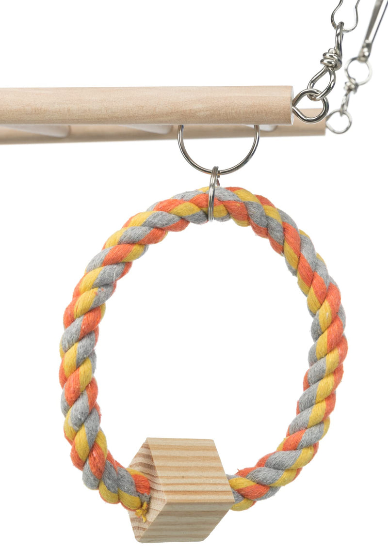 TRIXIE Small Animal Suspension Bridge, Cage Accessories, Pet Toys for Rats, Ferrets, Natural, 13.7x5.9 Inch (Pack of 1) (6905) - PawsPlanet Australia