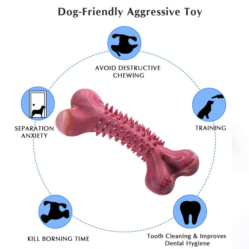 [Australia] - Dog Chew Toys, Dog Toy for Aggressive Chewers Aggressive Dog Toys，Dog Toothbrush Stick Toothbrush Chew Toy Perfect for Playing, Throwing, Chasing, Biting, Cleaning & Training Teething 