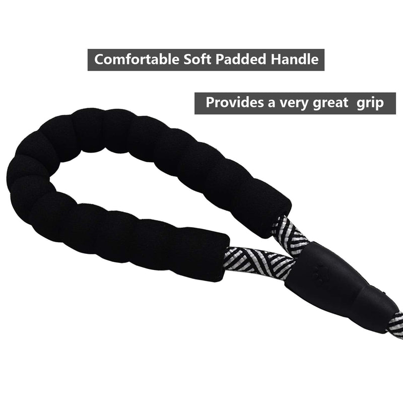 FVILIPUS 10 FT Heavy Duty Dog Leash with Comfortable Padded Handle Reflective Dog Leashes for Dog Leash for Medium and Large Dogs Walking Training Hiking Black - PawsPlanet Australia