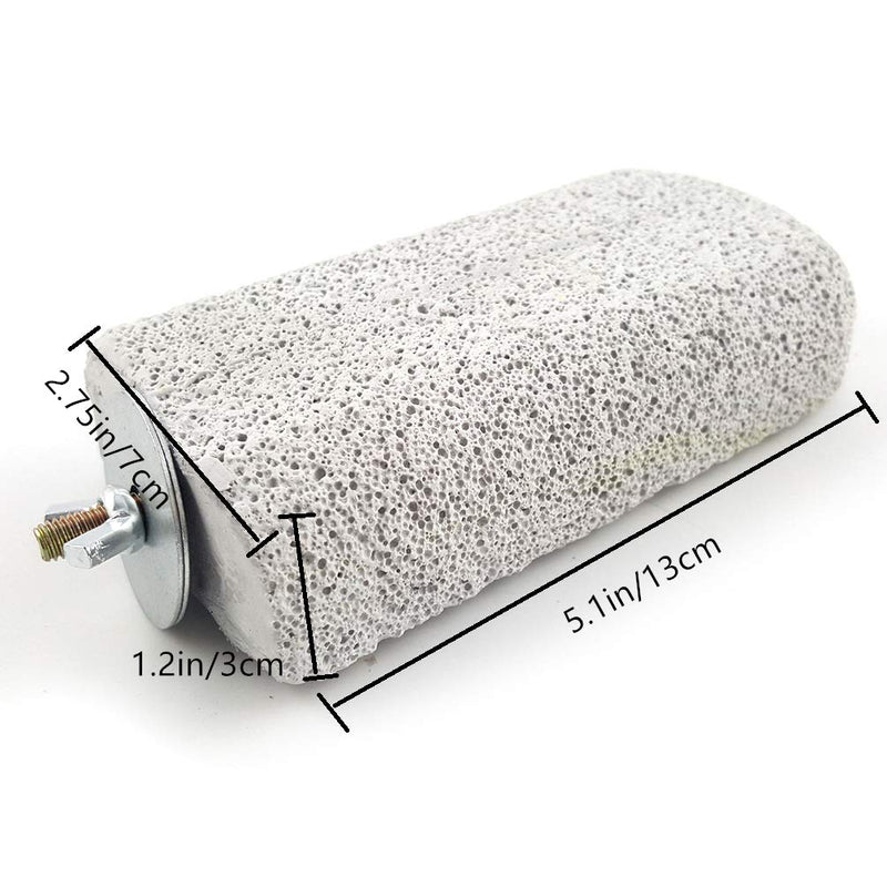 Litewoo Lava Ledge Birds Rats Chinchillas, Teeth Grinding Lava Block for Rabbits, Hamsters and Parrots, Mineral Block, Easy Installation - PawsPlanet Australia