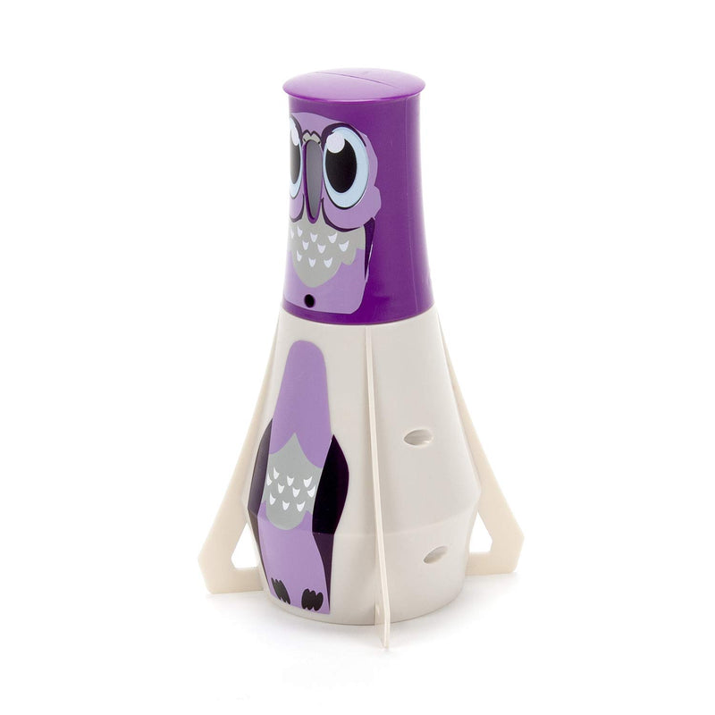 [Australia] - HEXBUG Cat Toy Laser Tower Pester The Pigeon - Pet Laser Light Chaser for Cats Automatic Laser Cat Toy with Motorized Rotating Head (Purple) 