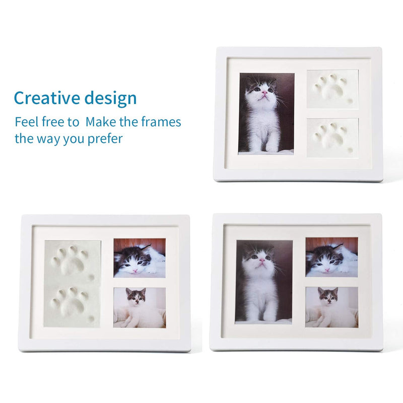 Cat Picture Frame and Paw Print Kit, Keepsake for Pet Owners, Great For Dog or Cat Memorial Gifts - PawsPlanet Australia